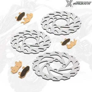 Front Rear Brake Discs Rotors Pads For Yamaha YFZ450 YFZ 450R YFZ450R 2009-2025 - Picture 1 of 20