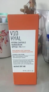 SOME BY MI - V10 Hyal Hydra Capsule Sunscreen SPF50+ PA++++ 40ml *UK SELLER* - Picture 1 of 3