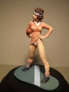 1/18 FIGURE GIRL ERIKA VROOM UNPAINTED FOR SOLIDO OTTOMOBILE SPARK 1/18 - Picture 1 of 10