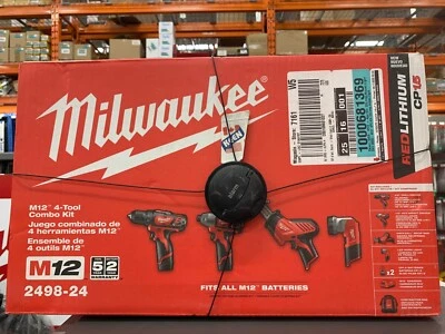 Milwaukee CANADA 12V Li-Ion Cordless 4 tool combo kit - Image 1 of 4