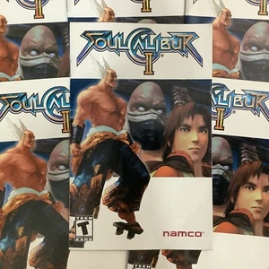 Soul Calibur II PS2 PlayStation 2 solo manual de instrucciones - Imagen 1 de 7