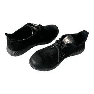 Jingpin LBLBX Men’s Black Leather Steel Toe Safety Work Shoes Size 9 - Picture 1 of 6