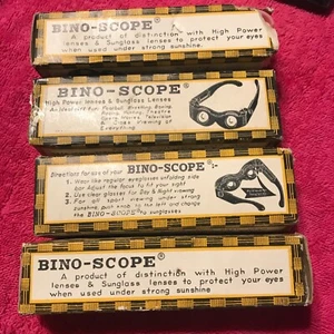 Vintage BINO-SCOPE Gläser 4 davon im Originalkarton vergrößert - SAMMLER!!! - Bild 1 von 16