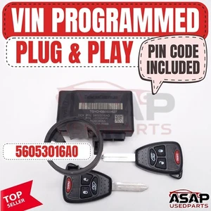 🌶️ VIN PROGRAMMED PLUG & PLAY IMMOBILIZER JEEP GRAND CHEROKEE 2005 56053016AO - Picture 1 of 10