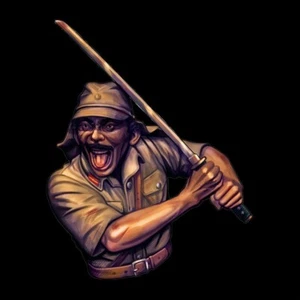 KILGORE HD Miniatures - COMIC 3 - Banzi - 1/10th Resin BUST (KGF018) - Picture 1 of 5