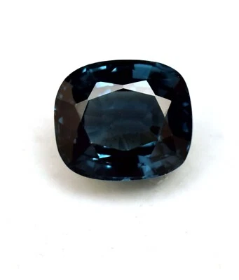 Treated Indicolite Tourmaline 8.85 Ct Cushion Cut With Macro Faceted For Ring - Image 1 of 4