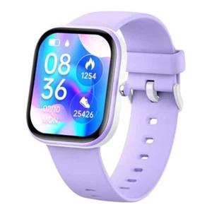 Smart Kids Watch with Fitness Tracker,19 Sport Mode,1.5" DIY Dial,IP68 Purple - Picture 1 of 7