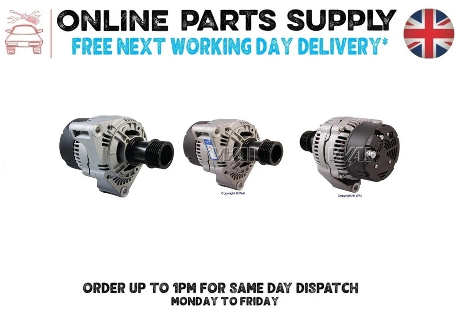 Alternator For Saab 900 2.3 Petrol 1993 to 1998 90Amp - Imagem 1 de 4