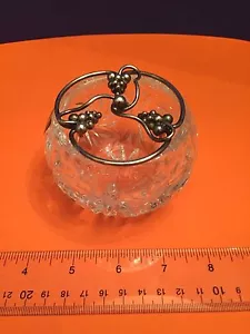 Vintage SMOKING BLOSSOM DGH DANSK GULDSMEDE HANDVAERK Sterling Silver Danish - Picture 1 of 6