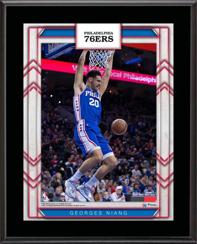 Georges Niang Philadelphia 76ers 10.5" x 13" Player Plaque Cover
