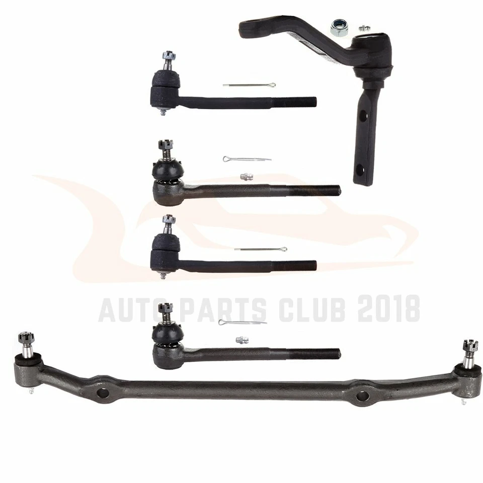 6pcs For Chevrolet Malibu Monte Carlo Tie Rod End Idler Arm Suspension Steering - Image 1 of 4