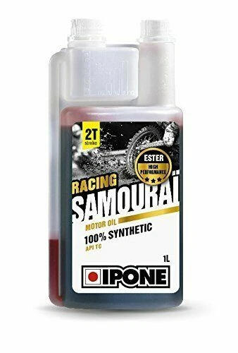 IPONE Samouraî Racing  Huile pour les Moteurs de Compétition 2 temps - 1 L (Doseur Intégré)