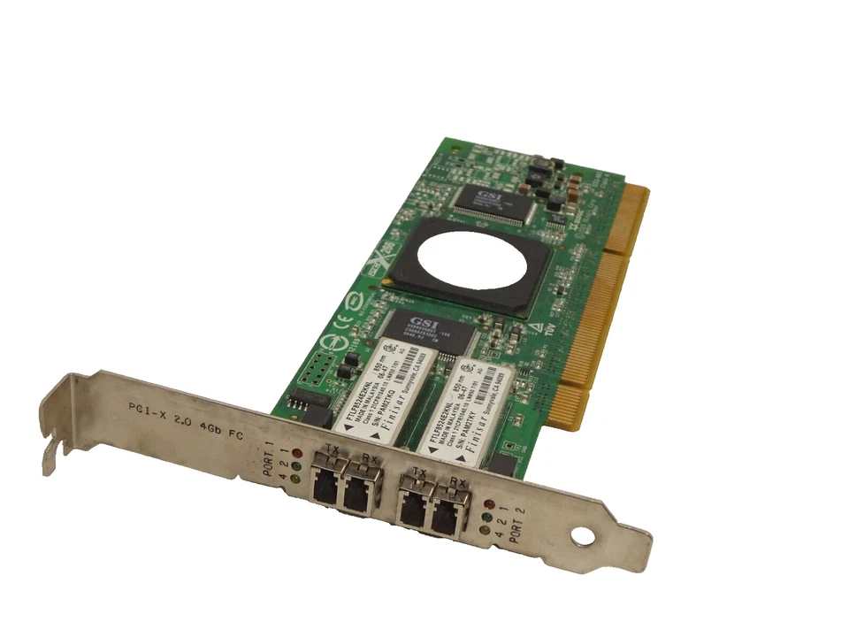 QLOGIC FC2410401-30 DUAL PORT 4GB  PCI-E  FC HOST BUS ADAPTER  #GK10133 - Bild 1 von 1
