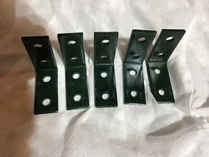 LOT OF 5,,NEW B-LINE B115 4-HOLE CORNER ANGLE GREEN - Picture 1 of 3