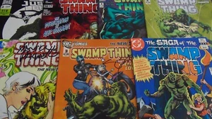 SWAMP THING SAGA #1 (1982) + 2011 #2 + 3 & 18 SIGNED 38 #4 2016 JLA DARK #4 LOT - Picture 1 of 15
