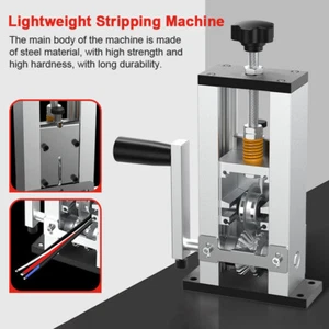 Portable Wire Stripper Manual Wire Stripping Tool Electric Peeling Machine W4R3 - Picture 1 of 10