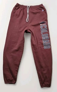 Vintage Colorado Champion Sweatpants Large Pre-owned EUC Burgundy - Picture 1 of 7