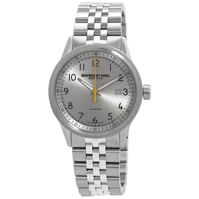Reloj para hombre Raymond Weil Freelancer automático esfera plateada 2734-ST-05650 Foto 1 de 3
