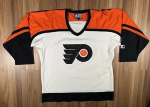 Philadelphia Flyers Vintage 90's Starter Blank Jersey NHL Eastern Conference - Picture 1 of 6