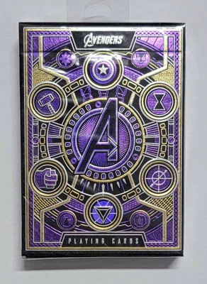 Theory11 Marvel Avengers Purple Playing Cards - 1 Deck - Image 1 of 2