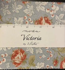 Victoria By 3 Sister For Moda. Rare OOP Charm Pack - Picture 1 of 3