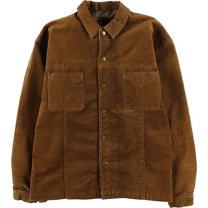 Scully 90s Vintage Suede Leather Jacket Camel Brown Snap Button Size L - Picture 1 of 10