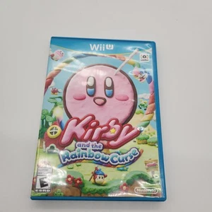 Kirby and the Rainbow Curse (Nintendo Wii U, 2015) en caja original y disco como nuevo. - Imagen 1 de 4