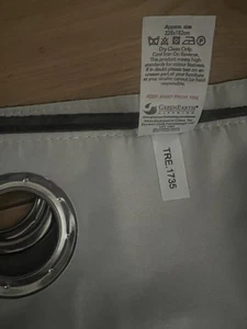 Heavy Grey Fully Lined Ring Curtains Dunelm. - Picture 1 of 6