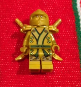 Lego Ninjago Minifigura Lloyd Golden Ninja La Batalla Final con Katanas NJO0073 - Imagen 1 de 4