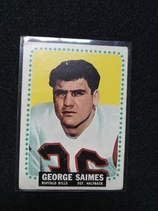 1964 Topps Football Card #36 GEORGE SAIMES Bills Rookie Card Filler - Picture 1 of 3