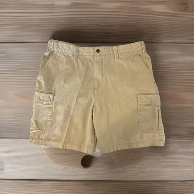 Pantalones cortos cargo Island Republic 100 % algodón tostados para hombre talla 38 Foto 1 de 4