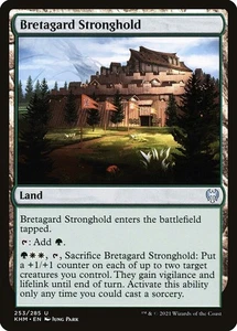4x Bretagard Stronghold - quasi nuovo - Kaldheim - SPARROW MAGIC mtg - Foto 1 di 1