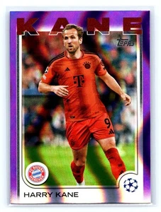 2025 Topps UEFA Club Competitions #10 Harry Kane Purple Lava Bayern - Picture 1 of 2