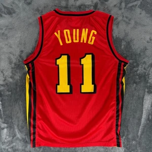 Originals Basketball Jersey Youth Boy YL Atlanta Hawks Trae Young #11 NBA - Picture 1 of 7