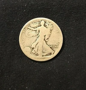 Medio dólar Walking Liberty 1917-S - Moneda 90 % plata de Estados Unidos - Tipo clave coleccionista - Imagen 1 de 2