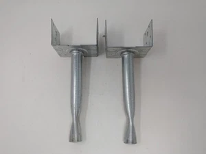 USP Structural Connectors #EBG44-TZ Elevated Post Base 10" Lot of 2 Construction - Picture 1 of 4