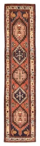 2'2" x 9'3" Vintage Hand-knotted Runner Rug Traditional Oriental Wool Carpet - Picture 1 of 9