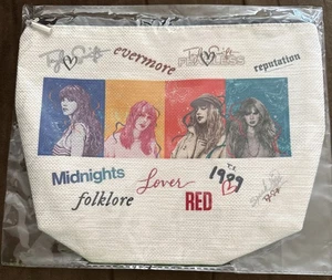 Taylor Swift Merch Kosmetiktasche The Eras Tour Canvas 10 x 8 Kosmetiktasche NEU - Bild 1 von 2