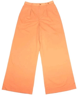 Pantalón de tiro alto ANA pierna ancha holgado pantalones tostados, para mujer 4 (28X32), NUEVO Foto 1 de 3