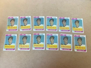 Lote de béisbol 1974 Topps negociado Horacio Pina #516T - (12) - Ver foto - Imagen 1 de 6