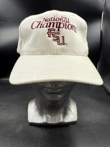 Florida State National Champions 1999 White/Garnet FSU SnapBack VTG WHITE - Picture 1 of 6