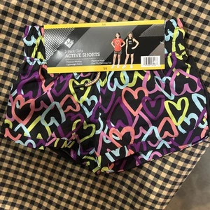 Member's Mark Shorts Girl Moisture Wicking Active Pack of 2 Size 5/6 - Picture 1 of 4