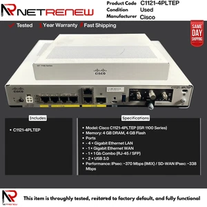 Router de servicio integrado Cisco C1121-4PLTEP - Imagen 1 de 1