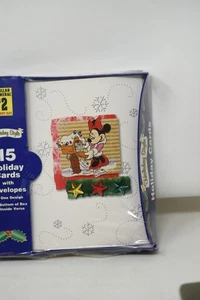 Vintage Minnie Mouse Holiday Christmas Greeting Cards Box of 15 USA Made NIB!! - Picture 1 of 5