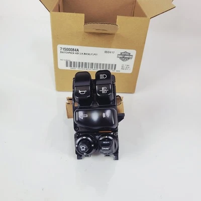 oem Harley 71500084 Left Backlit Handlebar Cruise Hand Switch Pack 14-23 Touring - Image 1 of 4