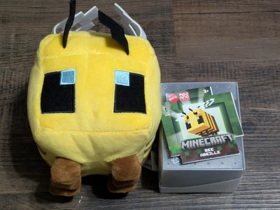 Minecraft Movie Bee Abeille Plush Toy Mojang Stuffed Animal Mattel New With Tags - Image 1 of 4