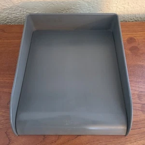 VTG Mid Century Globe Wernicke GW Systems Steel Paper Tray Desk Organizer file - Picture 1 of 5