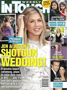 In Touch Magazine Jennifer Aniston Justin Theroux Katie Holmes LeAnn Rimes 2011 - Foto 1 di 12