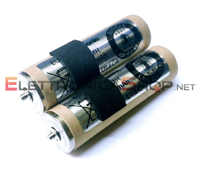 Coppia di batterie 1100mAh per rasoio Panasonic ER1611 ER1511 WER1511L2508 - Immagine 1 di 1