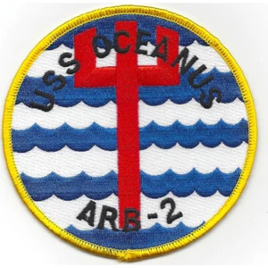 USS Oceanus ARB-2 Battle Damage Repair Ships Patch - Picture 1 of 6